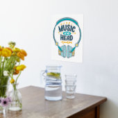 Music Lover Folie Afdrukken (Laag (Keuken))