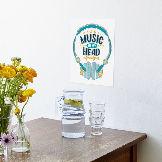 Music Lover Folie Afdrukken (Laag (Keuken))