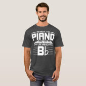 Music Lover Gift Pianist Musical Instrument T-shirt (Voorkant volledig)