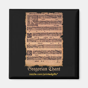 MUSIC LOVER Gregorian Chants History Magnets Magneet