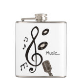 Music Lover Heupfles (Voorkant)