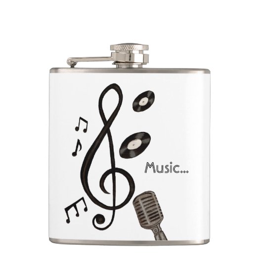 Music Lover Heupfles (Voorkant)