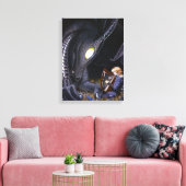 Music Lover - Ingepakt Canvas Afdruk (Insitu (Woonkamer))