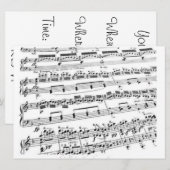 Music Lover Kaart (Voorkant / Achterkant)