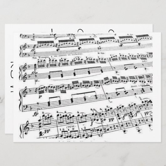 Music Lover Kaart (Voorkant / Achterkant)