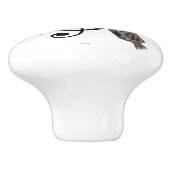 Music Lover Keramische Knop (Zijkant)