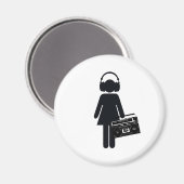 Music Lover Magneet (Voorkant / Achterkant)