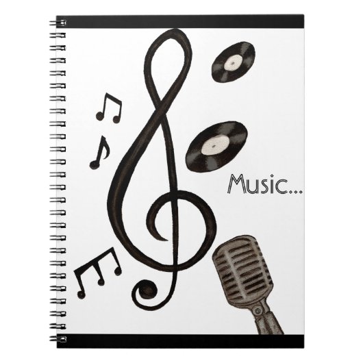 Music Lover Notitieboek (Voorkant)