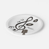 Music Lover Papieren Bordje (Gekanteld)