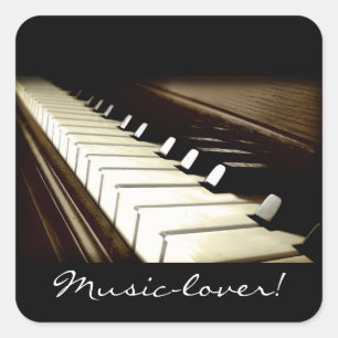 MUSIC-LOVER Piano-toetsen Stickers