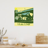 Music Lover Poster (Keuken)
