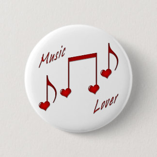 Music Lover Ronde Button 5,7 Cm