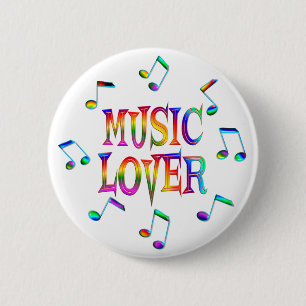 Music Lover Ronde Button 5,7 Cm