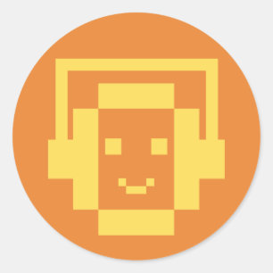 Music Lover Ronde Sticker