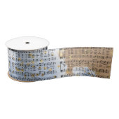Music Lover Satin Ribbon Satijnen Lint (Spoel)