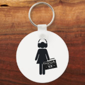 Music Lover Sleutelhanger (Voorkant)