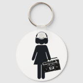 Music Lover Sleutelhanger (Voorkant)
