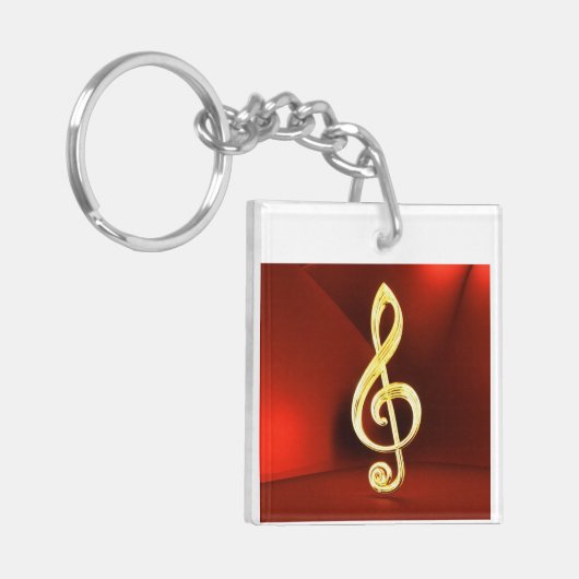 Music Lover Sleutelhanger (Voorkant Links)