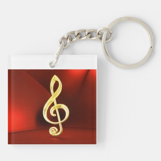 Music Lover Sleutelhanger (Achterkant)