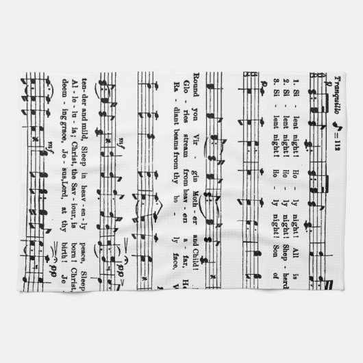 Music Lover Theedoek (Horizontaal)