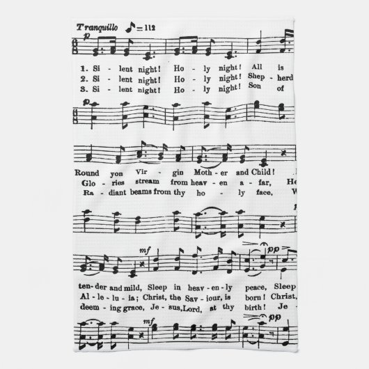 Music Lover Theedoek (Verticaal)