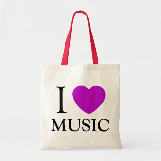 Music Lover_ Tote Bag (Voorkant)