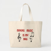 Music Lovers Canvas tas (Voorkant)