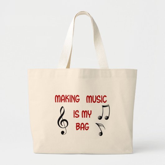 Music Lovers Canvas tas (Voorkant)