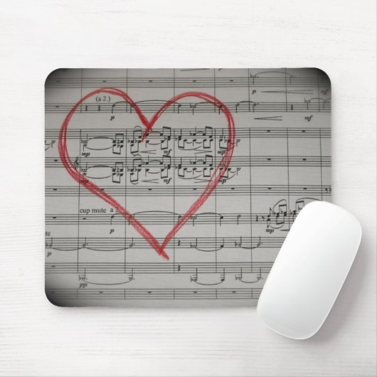 Music Lovers mousepad Muismat (Met muis)