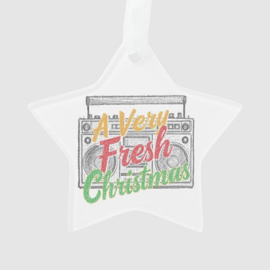 Music Lovers Star Ornament (achterkant)