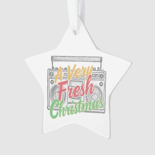 Music Lovers Star Ornament (voorkant)