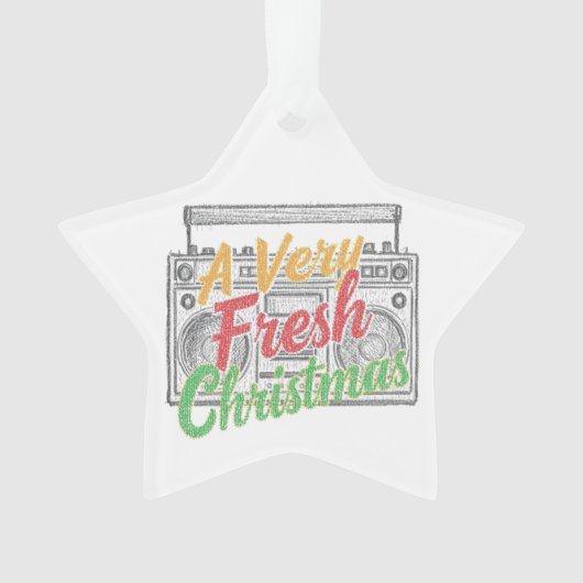 Music Lovers Star Ornament (voorkant)