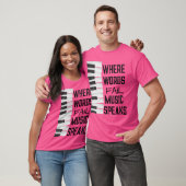 Music Lovers Tshirt Theme Gift T-shirt (Unisex)
