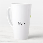 Music Lovers tweekleurige koffie mok (Linkerhoek)