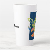 Music Lovers tweekleurige koffie mok (Voorkant)