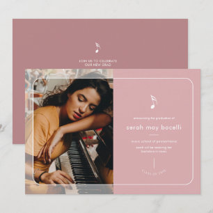 Music Major Afstuderen Uitnodiging