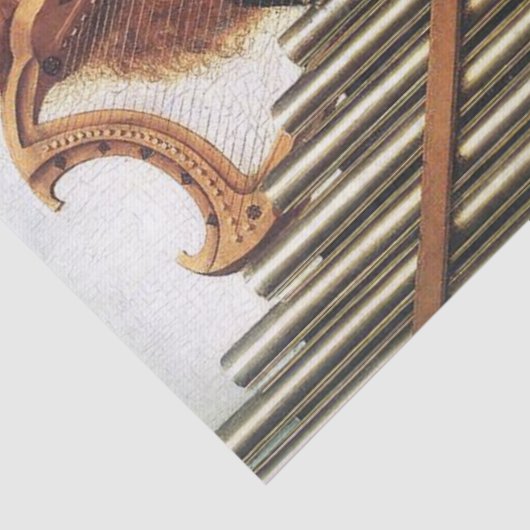 MUSIC MAKING ANGELS kerstgroeten Tissuepapier (Detail)