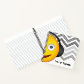 Music Mania Face Emoji Notitieboek (Binnen)