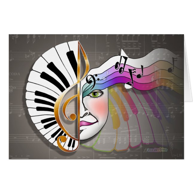 Music-maskerKAARTEN (Voorkant Horizontaal)