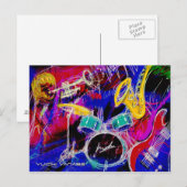 Music Medley Briefkaart (Voorkant / Achterkant)