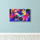 Music Medley Canvas Afdruk (Insitu (Houten vloer))