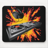 Music Mixer Mousepad Muismat (Voorkant)