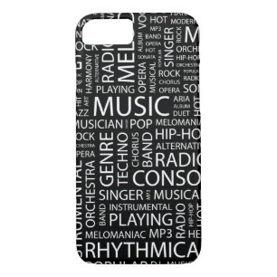 MUSIC-modelwoordwolk Case-Mate iPhone Case