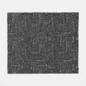 MUSIC-modelwoordwolk Fleece Deken (Voorkant (Horizontaal))