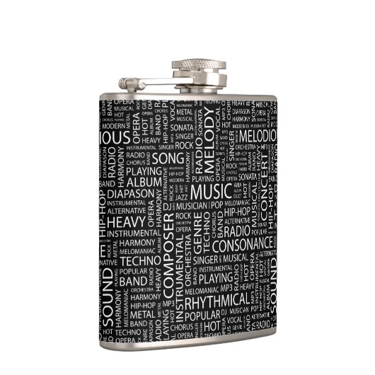 MUSIC-modelwoordwolk Heupfles (Rechts)