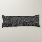 MUSIC-modelwoordwolk Lichaamskussen (Achterkant)