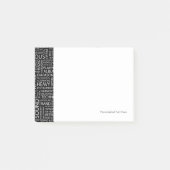 MUSIC-modelwoordwolk Post-it® Notes (Voorkant)