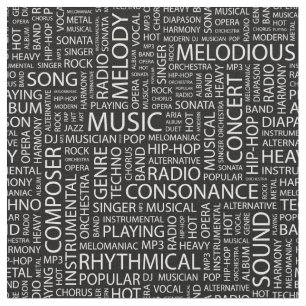 MUSIC-modelwoordwolk Stof