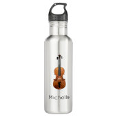 Music Monogram Violin Orchestra Waterfles (Voorkant)
