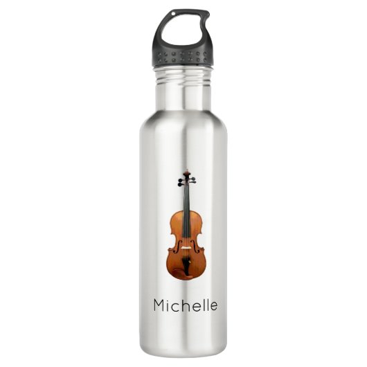 Music Monogram Violin Orchestra Waterfles (Voorkant)